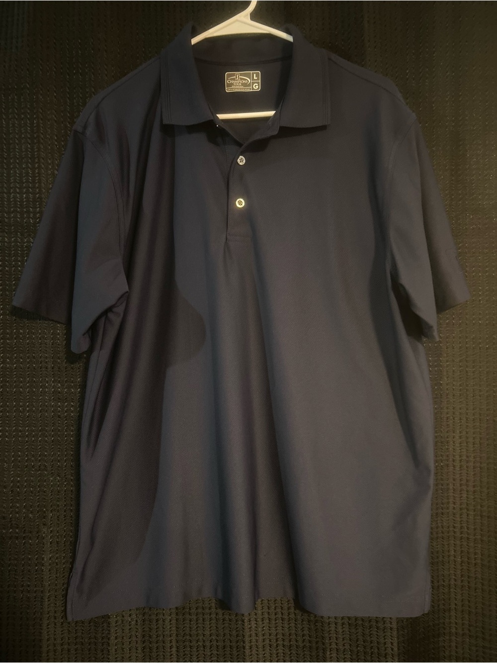 PGA Champions Tour Men's Navy Polo Shirt